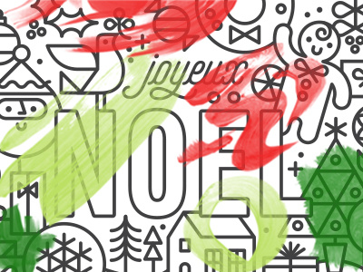 Color Me Holiday Postcard