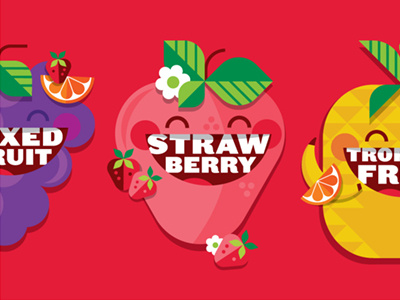 Target Market Pantry - Fruit Snacks fruit illustration packaging target
