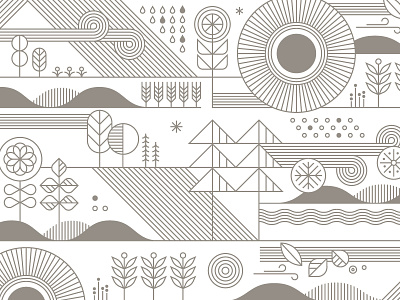 Target Wallpaper illustration line art nature pattern target
