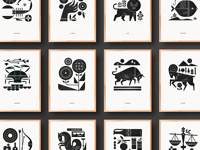 Zodiac Print Series