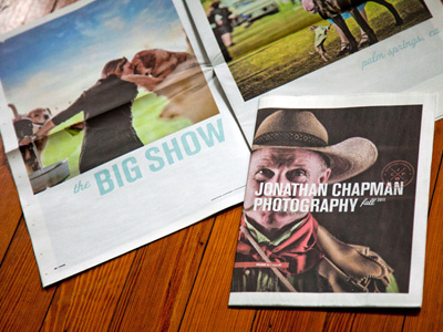 Jonathan Chapman Newsprint branding design newspaper newsprint photography promotion