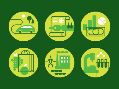 Green Icons business eco eco friendly environment food government green home icons illustration lifestyle living recycle reuse science technology travel