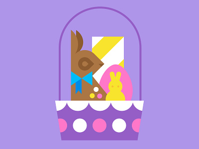 Target Easter bunny candy chcocolate easter easter basket easter bunny easter eggs illustration peeps signage spring target vector