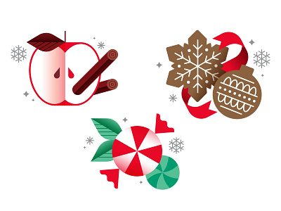 Target Wondershop Scents apple candy christmas cookies gingerbread holidays illustration peppermint target vector
