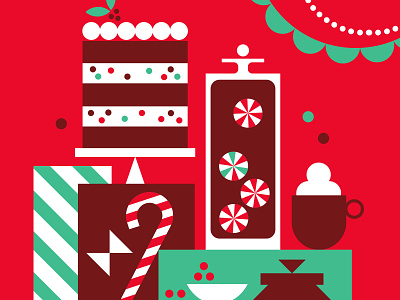 Target Wonderland - Giant Holiday Cards christmas design holiday illustration kids target vector vintage