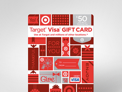 Target Visa Gift Card by Eight Hour Day on Dribbble
