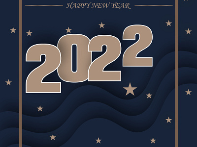 New Year Template 2022 3d brand branding design graphic design illustrator new year new year tamplate print design