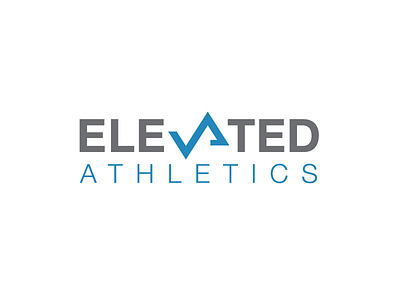 Elevated Athletics (logo) athletics branding elevate elevated font logo logodesign logos sports type typography