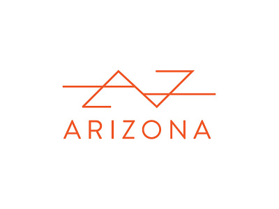 Arizona arizona brand home icon logo mark vector