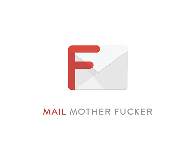 Mail Mother F**ker app design fuck gmail google icon logo mail material