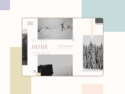 Photography Portfolio design grid typography ui ui ux web