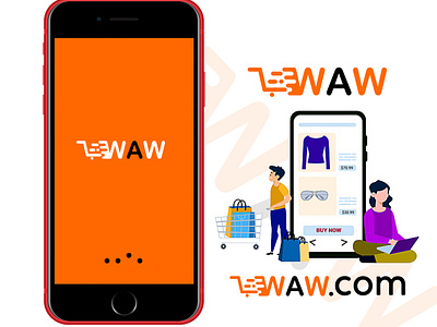 Logo Design | WAW logo | Shopping Logo