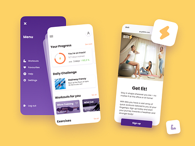 Final UI for Fitness App