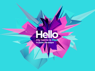Hello brothers and sisters of dribbble land. abstract designer dribbble first shot web