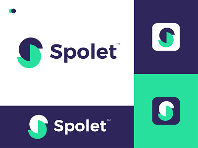Spolet Modern Logo Design - S Letter Mark app branding design gradient logo graphic design icon illustrator letter mark logo logo design logodesign minimal modern modern logo ui ux
