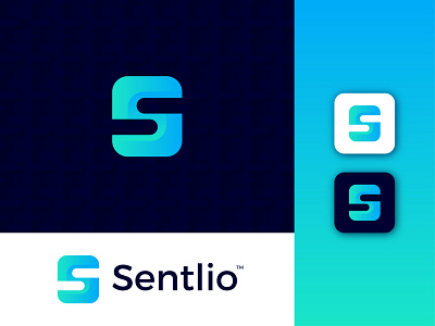 Sentlio Modern Logo Design - S Letter Mark