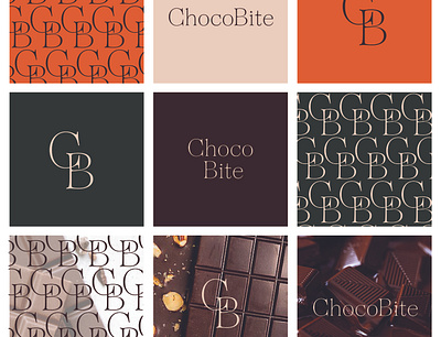 Branding for ChocoBite- Premium Chocolate Brand graphic design