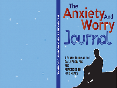 The Anxiety and Worry Journal amazon concept cover design illustration kdp puzzle game sudoku