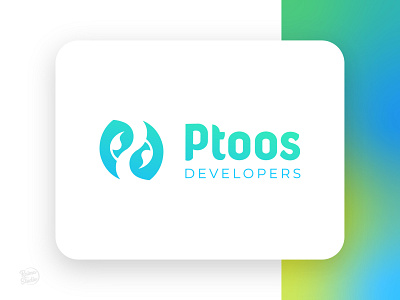 Ptoos branding design developers graphic design icon identity design illustration logo minimal plant programming raimastudio