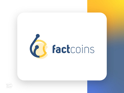 Factcoint bitcoin blockchain branding coin crypto cryptocurrency design graphic design icon illustration logo magazine minimal news wallet