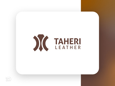 Taheri Leather badge branding graphic design icon identity design illustration logo logotype raimastudio typography vector