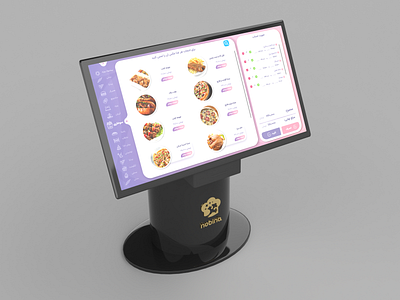 Self-ordering restaurant kiosk 3d 3d modeling adobexd animation app appdesign design figma flat graphic design illustration kiosk logo ui uidesign uiux user experience user interface ux web