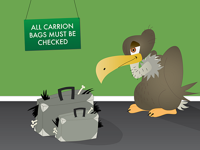 All Carrion Bags Must Be Checked buzzard carrion
