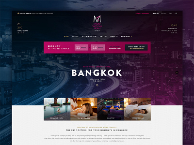 Hotel in Bangkok bangkok booking engine homepage hotel