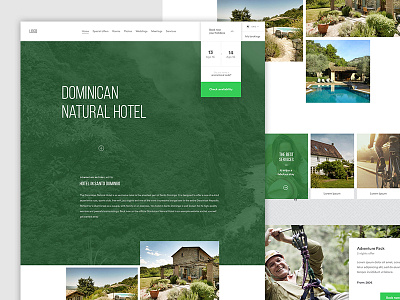 Dominican Natural Hotel booking hotel hotels nature ui