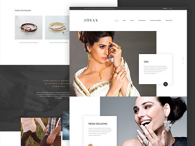 Jewelry Store ecommerce jewelry store ui web design