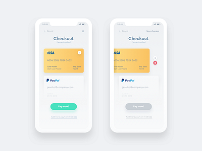 Daily UI Challenge #002 — Credit Card Checkout app checkout credit card dailyui iphone ui ux