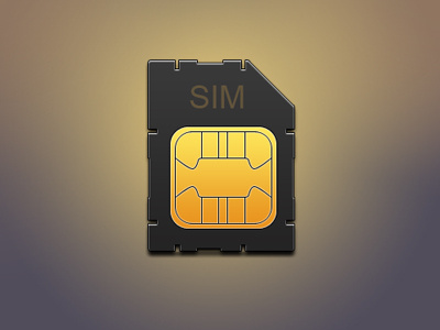 SIM card icon sim