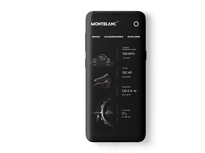 UI CONCEPT  ||  MONTBLANC BIKES