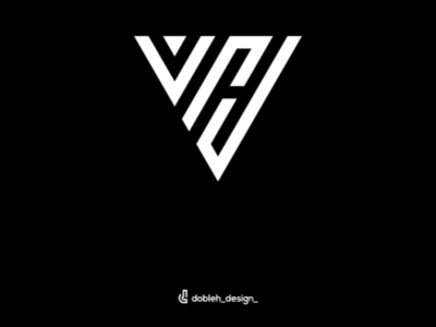 VH monogram logo art branding clean design graphic design icon illustration logo minimal vector