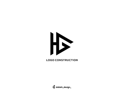 H+G logo art branding clean design graphic design icon illustration logo ui vector