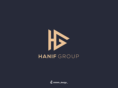 HANIF group logo art branding clean design graphic design icon illustration logo ui vector