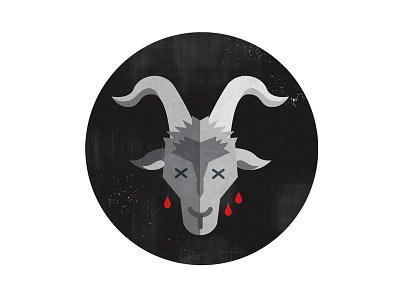 Got Your Goat animal animal icons blood capricorn goat goat head goth icon illustration metal