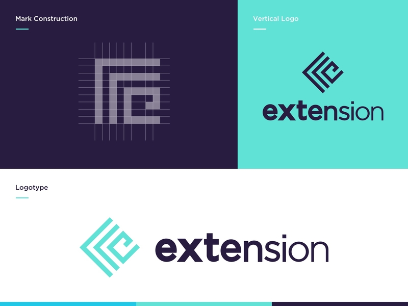 Browser Extension Branding Proposal V.1 branding branding concept branding design browser browser extension extension glyph grid icon icon mark logo logo design logotype mark minimal plugin tech typography vector website