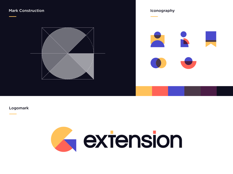 Browser Extension Branding Proposal V.2 branding branding concept branding design browser browser extension circle extension geometric grid icon iconography logo logodesign logomark logotype mark minimal store tech website