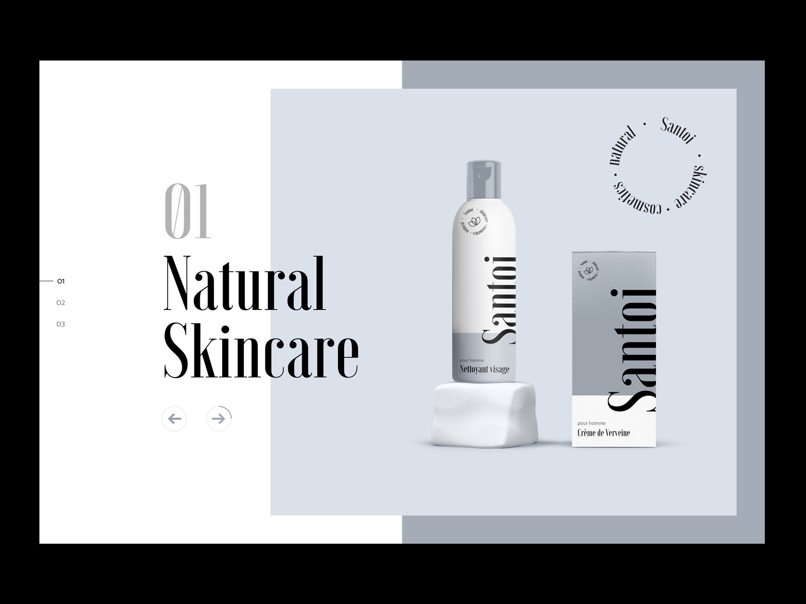 Cosmetics Brand Website Exploration by Dimos Papakonstantinou on Dribbble