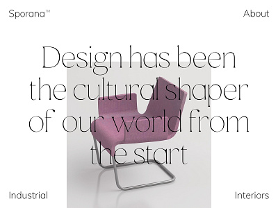 Industrial Design Studio Website