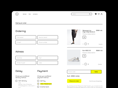 Online store concept concept design figma online store sport store ui ui design uiux ux website