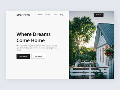 Real Estate Landing Page Design