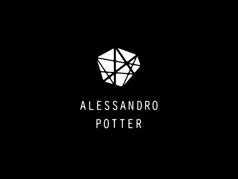 Alessandro Potter Photographer brand identity photo photographer visual design