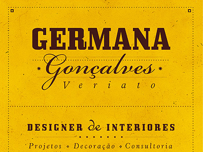 Germana Veriato eroded font interior design old look rustic texture typographic typography