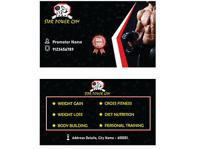 Business Card branding business cards businesscard design gym illustrator