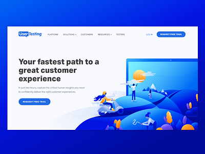 UserTesting Homepage Rebrand