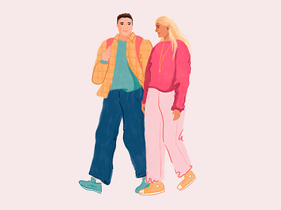 Sexual Health alto characters couple illustration people pharmacy procreate sexual health