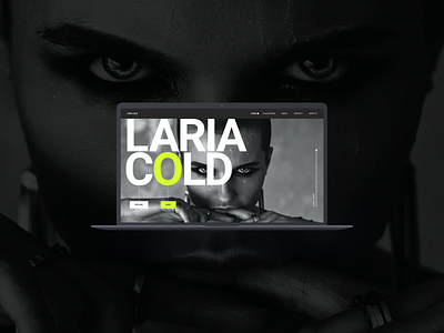 Laria Cold bold branding concept design ecommerce fashion inspiration jewelry minimal modern ui uiux user interface ux web web design