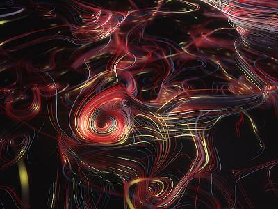 Daily Render: Musica 3d abstract cinema 4d daily daily renders everyday art everydays lines motion motion design octane x particles